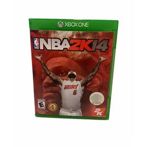 Xbox One NBA2K14 Heat 6 LeBron James Edition Video Game Disk and Case